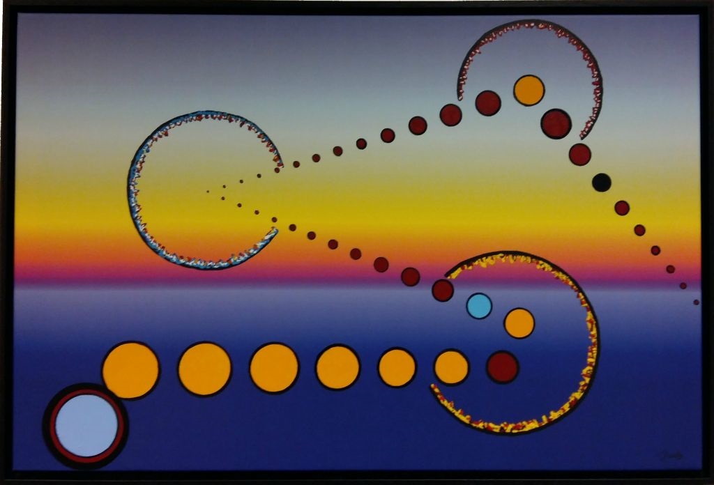 "Behind the horizon"
