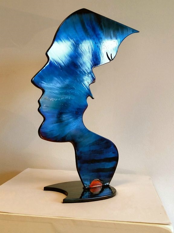"Hoofd 5" 45 cm hoog. € 395,= 