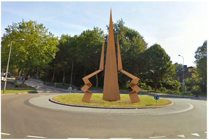 Ontwerp voor rotonde.