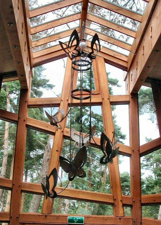 "Vlinderlamp."